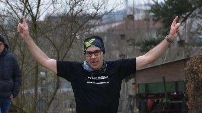 Erster im Ziel: Sebastian Ernst gewann die 10-Kilometer-Distanz. (Foto: Jörg Behrendt)