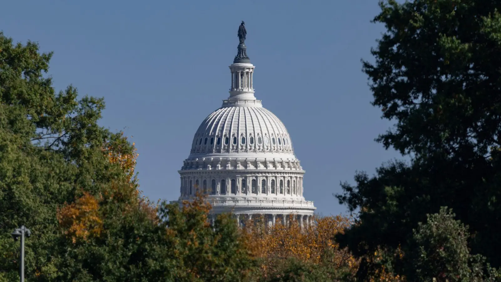 Blick auf das Kapitol in der US-Hauptstadt Washington. (Foto: Soeren Stache/dpa)