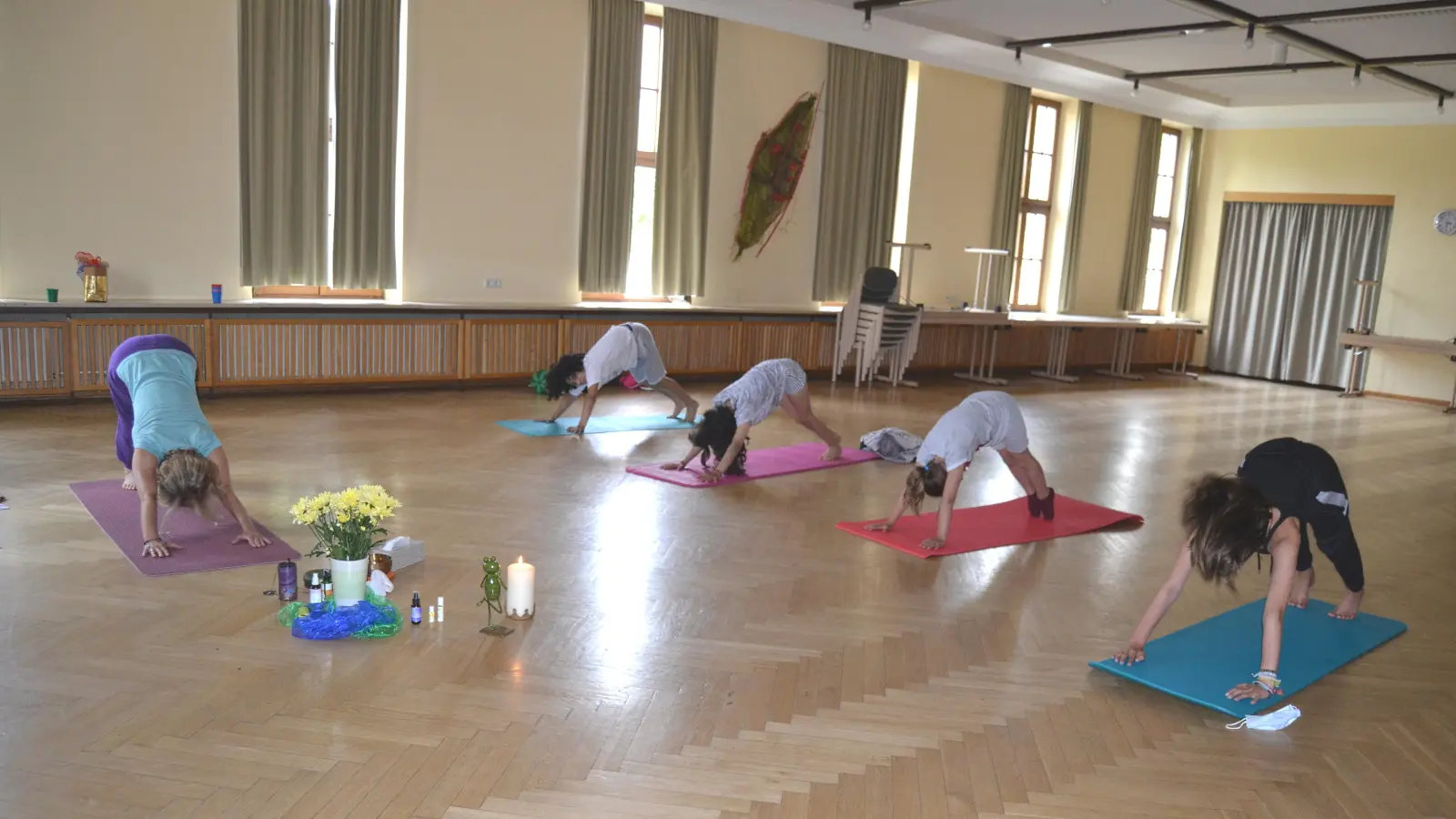 Über Jahre bot Nadja Burger im Haus der Bäuerin Yogakurse für Kinder und Jugendliche an. Hier eine Aufnahme aus dem Jahr 2021. (Archivbild: Andrea Walke)