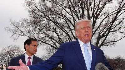 Die USA unter Trump drohen erneut mit dem Rückzug aus der Nato. (Archivbild) (Foto: Alex Brandon/AP/dpa)