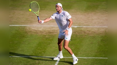 Jan-Lennard Struff spielte sein erstes Wimbledon-Achtelfinale. (Foto: Andrew Matthews/PA Wire/dpa)