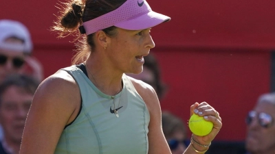 Hat in Eastbourne das Finale erreicht: Tatjana Maria. (Archivbild) (Foto: Alberto Pezzali/AP/dpa)