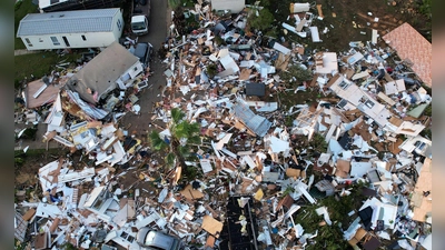 Auf diesem Campingplatz starb eine Frau. (Foto: Joao Matos/AP/dpa)