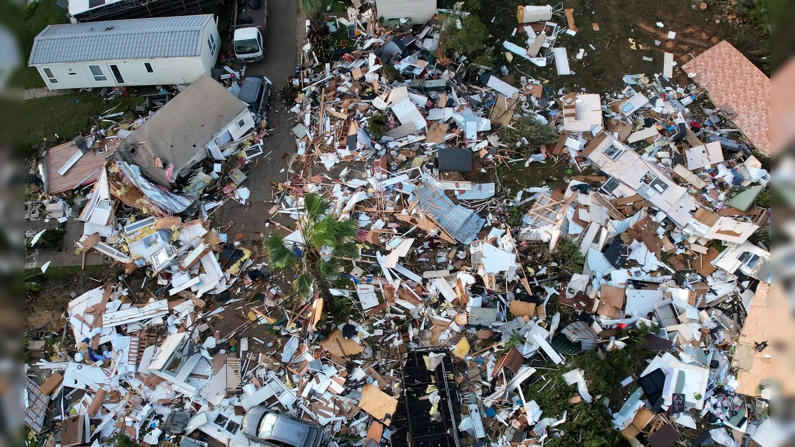 Auf diesem Campingplatz starb eine Frau. (Foto: Joao Matos/AP/dpa)