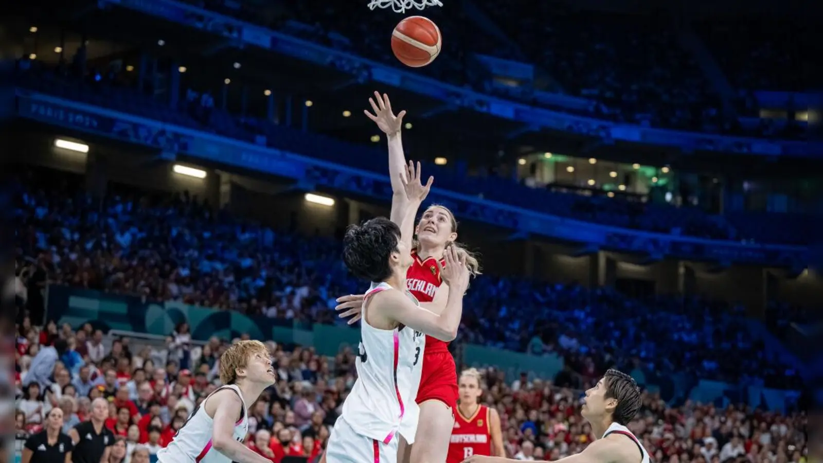 Luisa Geiselsöder war gegen Japan vor allem in der Defensive stark. Sie holte zehn Rebounds. (Foto: DBB)