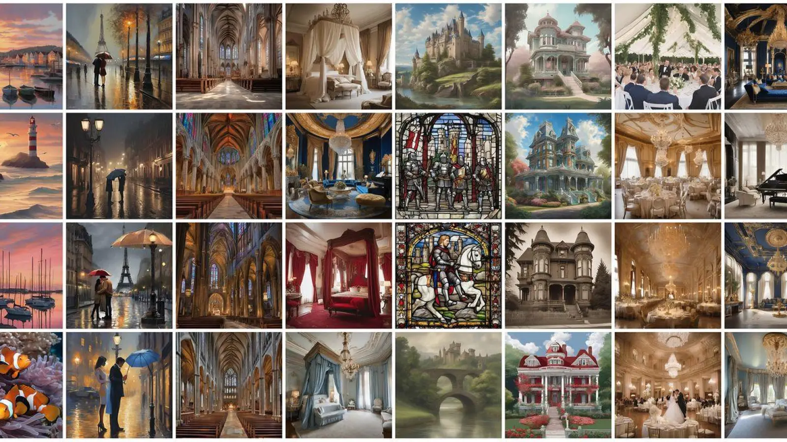 Die KI generierte im Experiment früher oder später ähnliche Motive. (Foto: -/Hintze et al./Patterns/dpa)