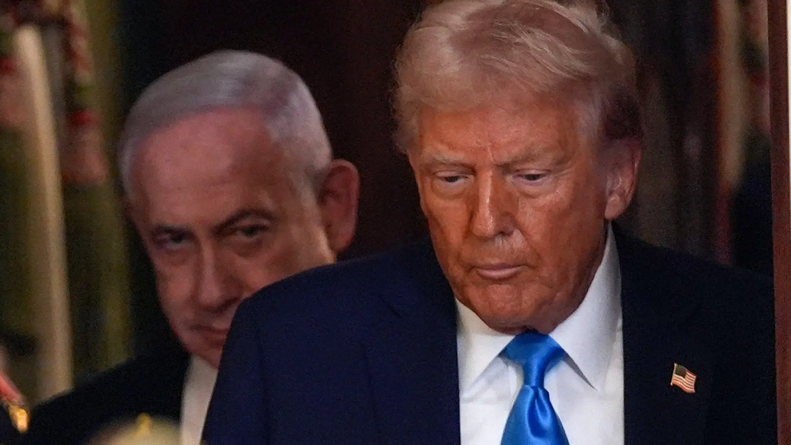 US-Präsident Donald Trump und der israelische Ministerpräsident Benjamin Netanjahu.  (Foto: Evan Vucci/AP/dpa)