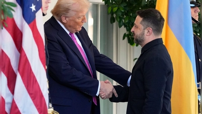 Trump empfängt Selenskyj am Sonntag in Palm Beach. (Archivbild) (Foto: Alex Brandon/AP/dpa)