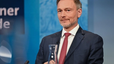 FDP-Parteichef Lindner steht möglicherweise vor dem Ende seiner politischen Karriere.  (Foto: Stefanie Loos/AFP Pool/dpa)