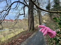 Bitte hier entlang - gesehen in Rothenburg. (Foto: Hans-Martin Huber)