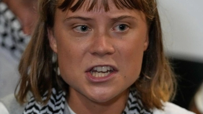 Greta Thunberg keilt gegen US-Präsident Trump. (Archivbild) (Foto: Petros Giannakouris/AP/dpa)
