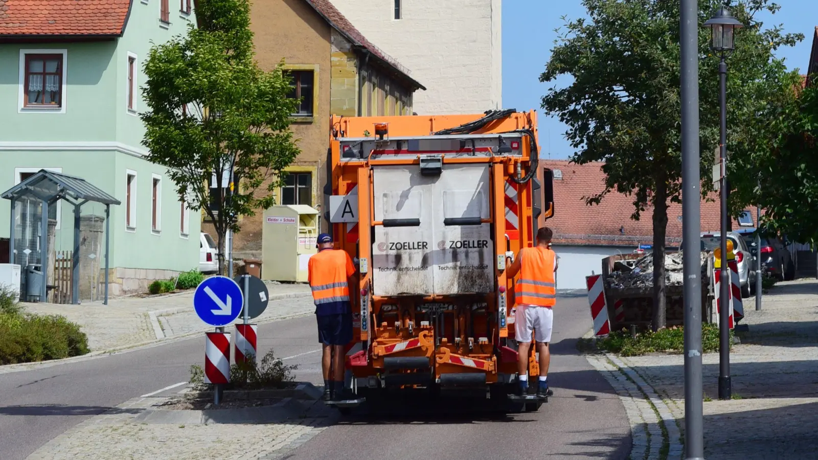 Die Müllentsorgung im Landkreis Ansbach – hier ein Bild aus Lehrberg – verzeichnete im vergangenen Jahr in der Gesamtabrechnung ein positives Finanzergebnis. (Foto: Jim Albright)