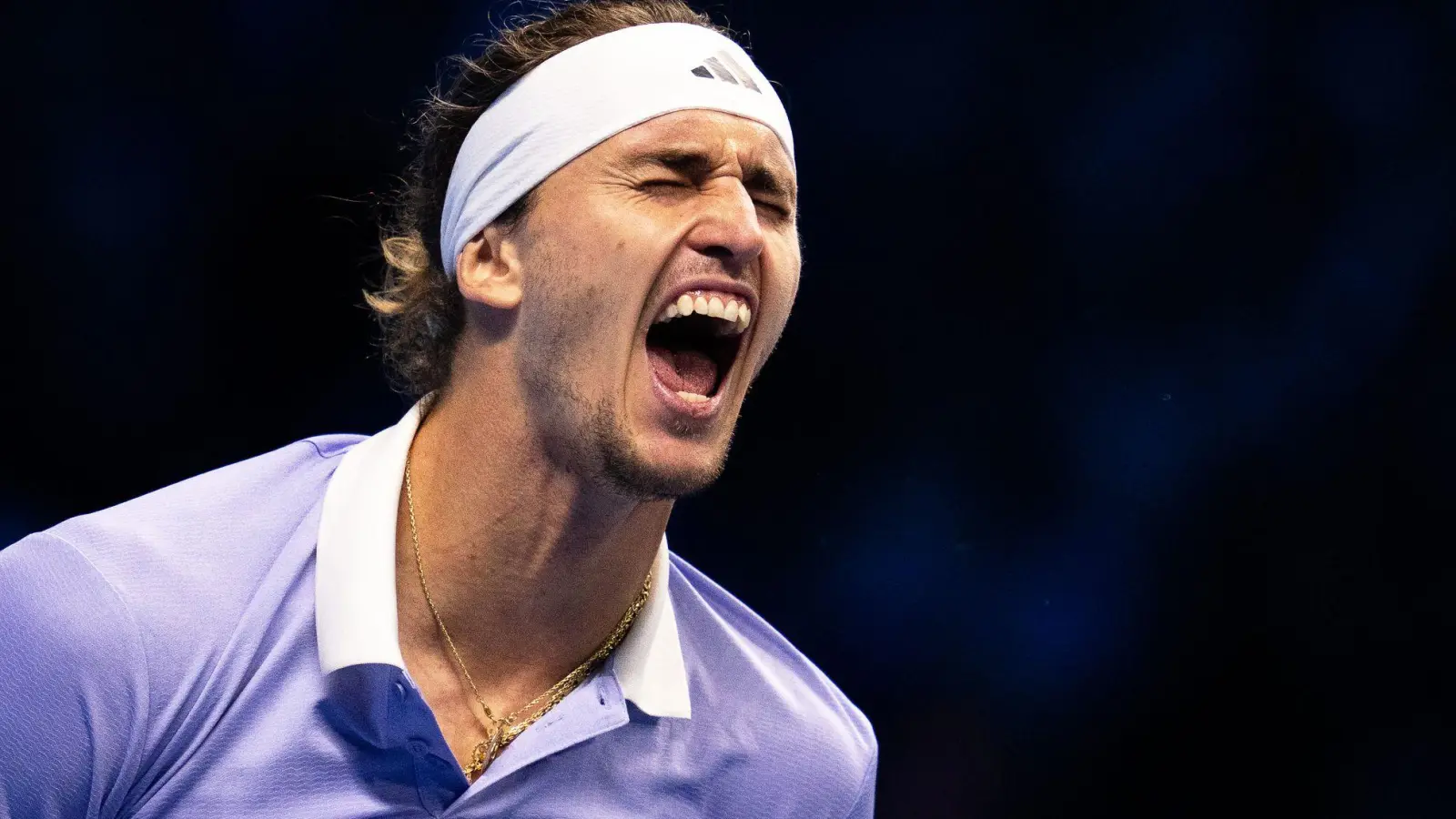 Alexander Zverev spielt in Turin um den Finaleinzug gegen Taylor Fritz. (Foto: Marco Alpozzi/LaPresse via ZUMA Press/dpa)