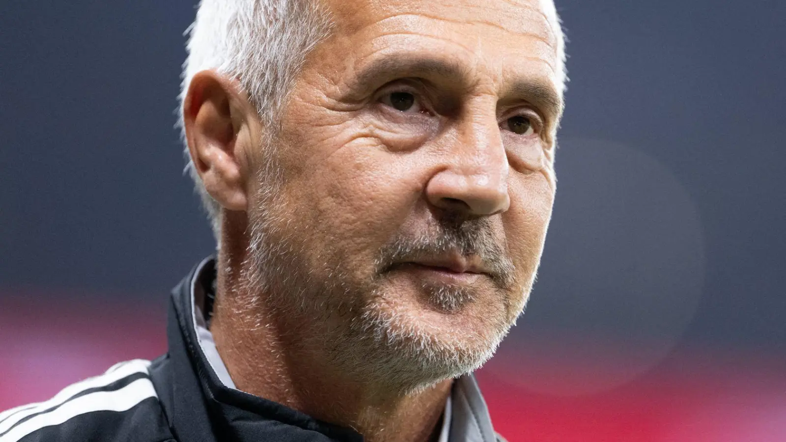 Adi Hütter vor dem Spiel gegen Köln. (Foto: Florian Wiegand/dpa)