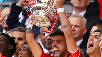 Manchester United gewann zum ersten Mal seit 2016 den FA-Cup. (Foto: John Walton/PA Wire/dpa)