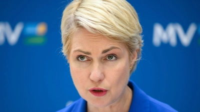 Mecklenburg-Vorpommerns Ministerpräsidentin Manuela Schwesig mahnt die Berliner Ampel-Regierung, ihre Streitigkeiten beizulegen. (Foto: Bernd von Jutrczenka/dpa)