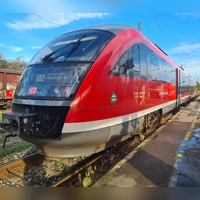 Momentan ist kein Zug der RB82 zwischen Steinach und Rothenburg unterwegs. Fahrgäste müssen auf den Schienenersatzverkehr mit Bussen ausweichen. (Archivbild: Anna Franck)
