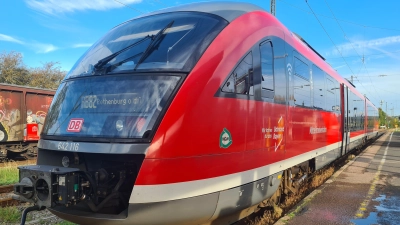 Momentan ist kein Zug der RB82 zwischen Steinach und Rothenburg unterwegs. Fahrgäste müssen auf den Schienenersatzverkehr mit Bussen ausweichen. (Archivbild: Anna Franck)