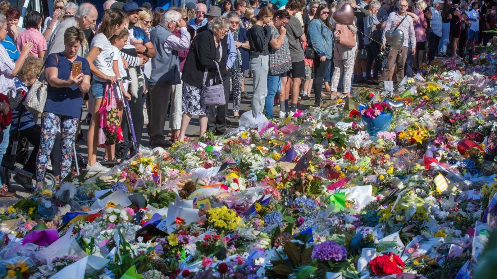 Bei dem rassistisch motivierten Anschlag in Christchurch starben 51 Menschen. (Archivbild) (Foto: David Alexander/SNPA/AAP/dpa)
