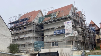 Die Baustelle am Schopf-Areal ist die größte Baustelle in der Altstadt.  (Foto: Corinna Müller)