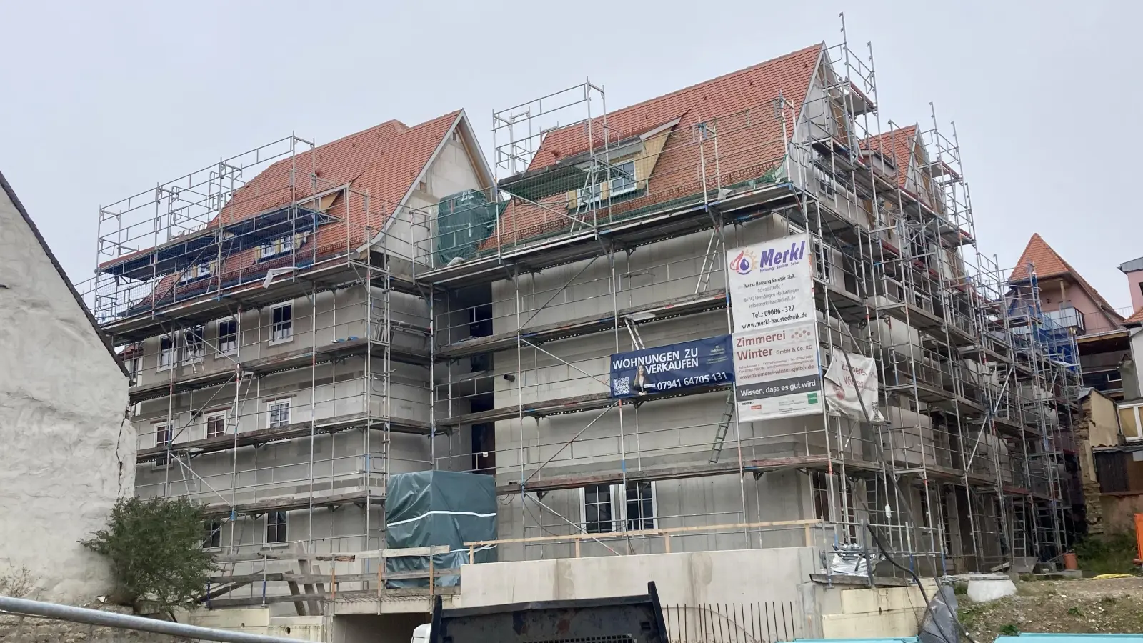 Die Baustelle am Schopf-Areal ist die größte Baustelle in der Altstadt.  (Foto: Corinna Müller)