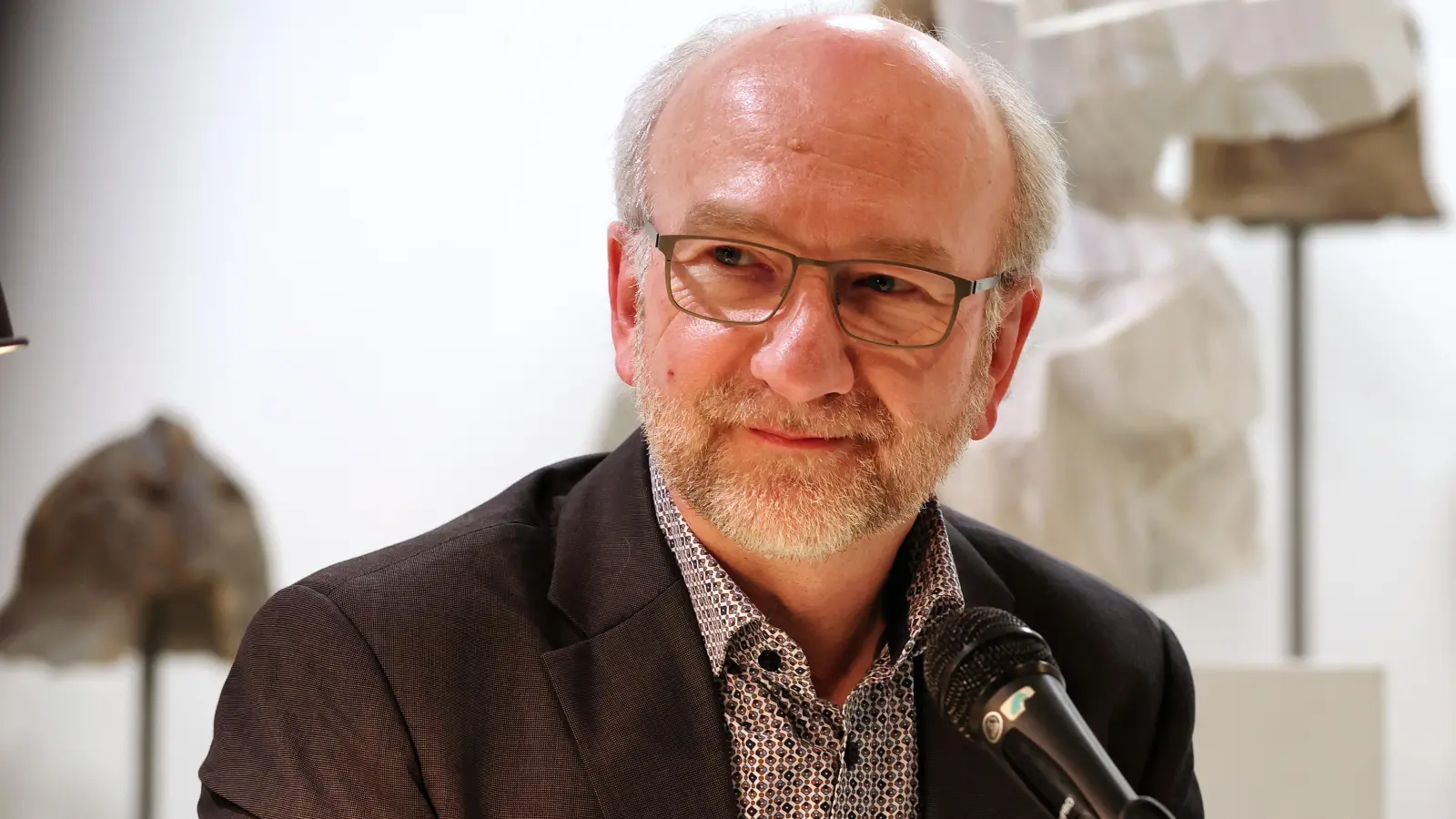 Ermunterte zum Selberschreiben: der Autor Horst Prosch. (Foto: Thomas Wirth)