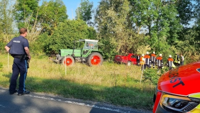 Eine 25-Jährige war mit ihrem Auto von der Fahrbahn abgekommen. (Foto: Rainer Weiskirchen)