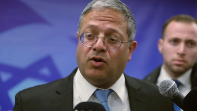 Itamar Ben-Gvir ist Minister für Nationale Sicherheit von Israel. (Foto: Abir Sultan/Pool EPA/AP/dpa)