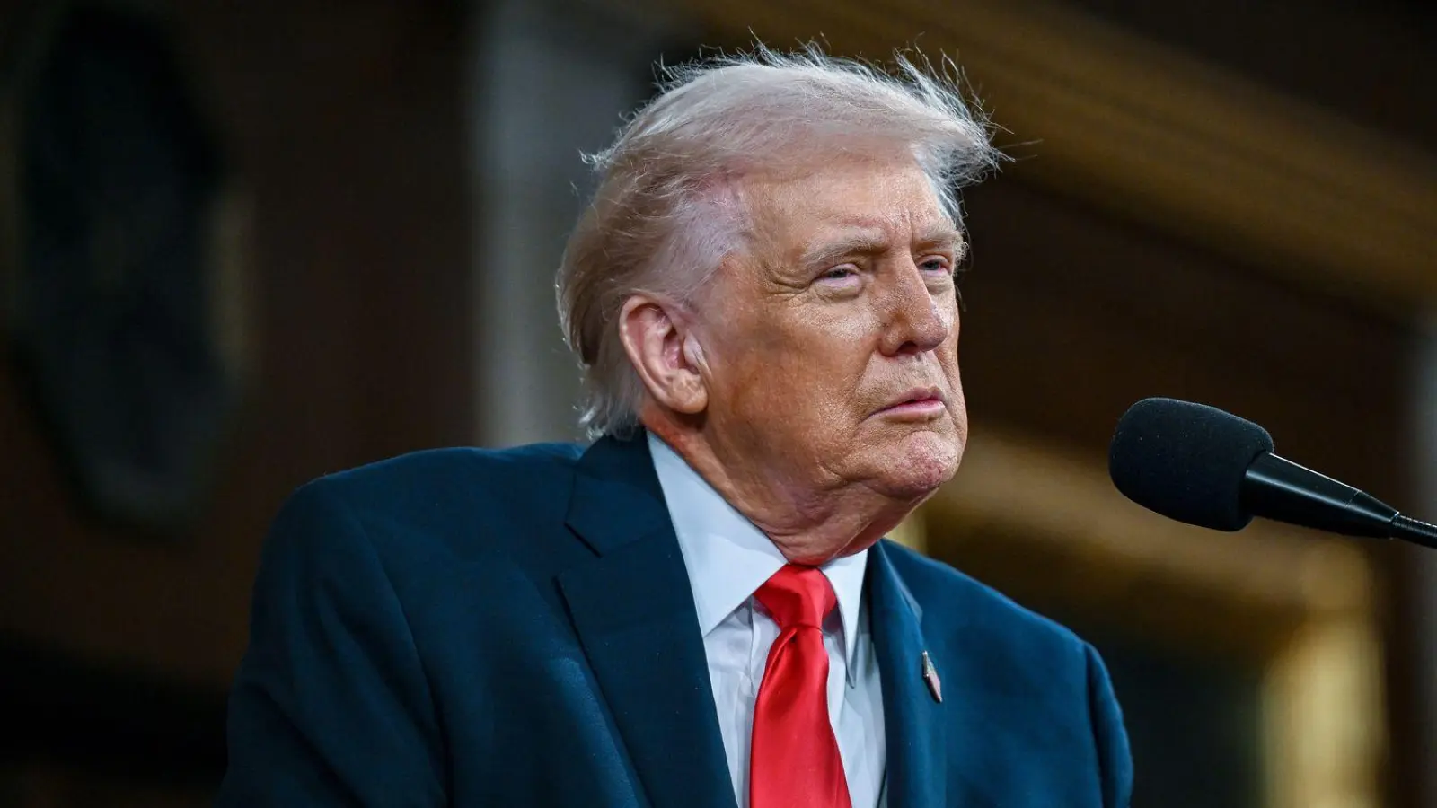 Trump und De Niro liefern sich seit Jahren einen Schlagabtausch. (Archivbild) (Foto: Kenny Holston/Pool The New York Times/AP/dpa)