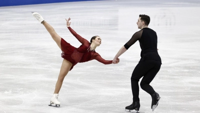 Annika Hocke und Robert Kunkel haben bei der EM den dritten Platz belegt. (Foto: Antti Hamalainen/Lehtikuva/AP/dpa)