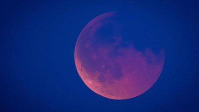 Es wird eine Mondfinsternis erwartet. (Archivbild) (Foto: Jens Büttner/dpa)