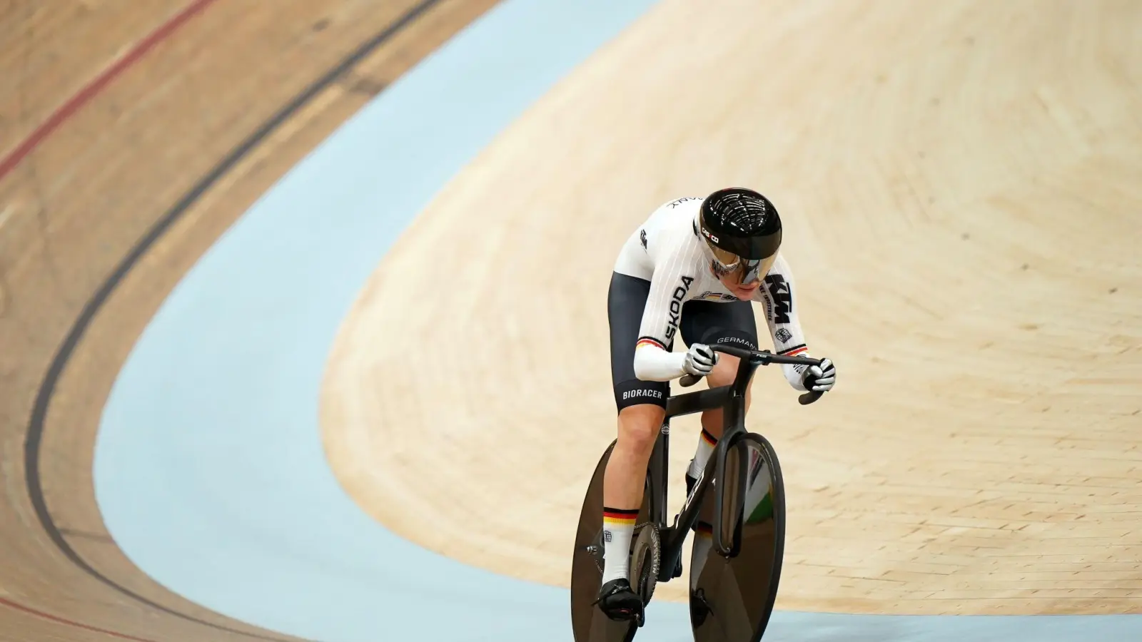 Holte im Keirin ihre nächste WM-Medaille in Glasgow: Lea Sophie Friedrich. (Foto: Tim Goode/PA Wire/dpa)