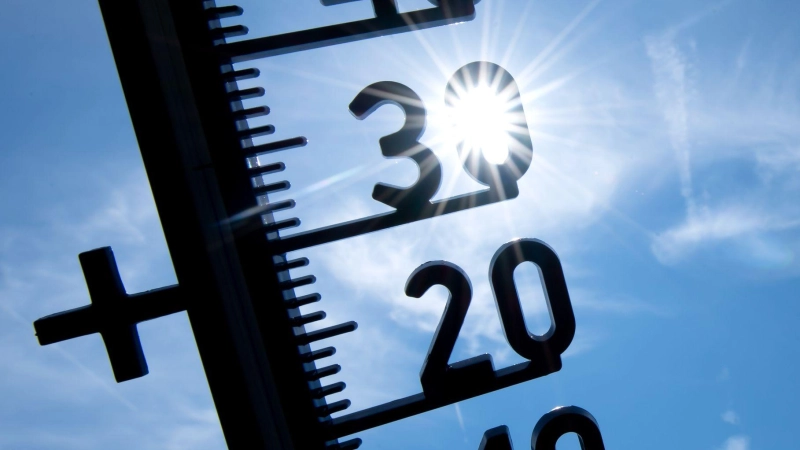 Drei Juni-Tage über 35 Grad gab es seit Aufzeichnungsbeginn noch nie in Ansbach. (Foto: Sven Hoppe/dpa)