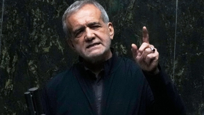 Peseschkian wendet sich in einem offenen Brief an die Amerikaner. (Archivbild) (Foto: Vahid Salemi/AP/dpa)