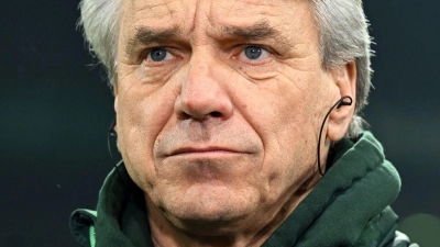 Hat derzeit wenig zu lachen: Werder-Cheftrainer Horst Steffen. (Foto: Carmen Jaspersen/dpa)