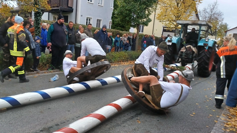 Für Gaudi und beste Unterhaltung ist einmal mehr gesorgt im schönen Oberdachstetten. (Foto: Eileen Gillwald)