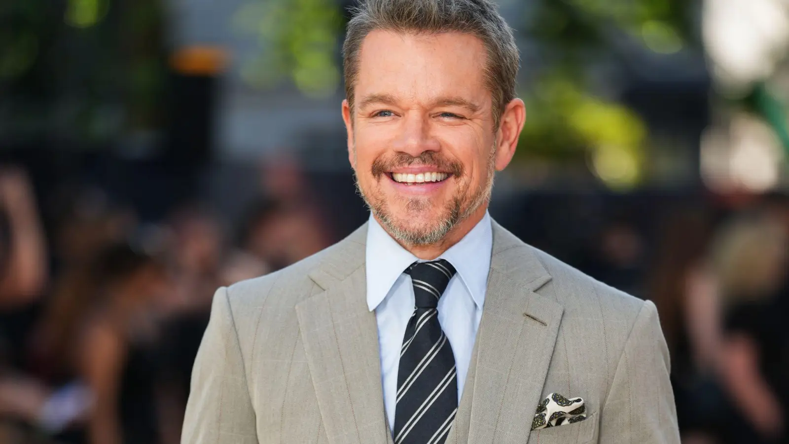 Für „Die Odyssee“ drehte Matt Damon auf einem 100 Tonnen schweren Ruderschiff im Mittelmeer. (Foto: Scott A Garfitt/Invision/AP/dpa)