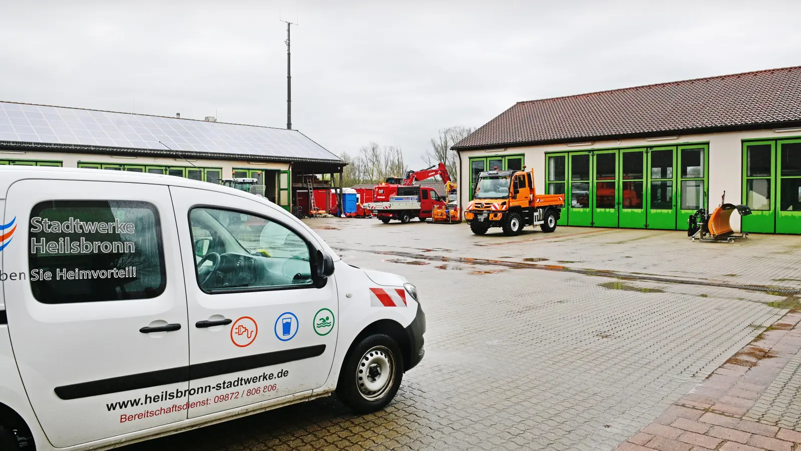 Um den Bauhof energetisch zu optimieren, hat die Heilsbronner Stadtverwaltung ein Sanierungsgutachten in Auftrag gegeben. Unter anderem geht es um den Austausch der Heizungsanlage. (Foto: Jim Albright)