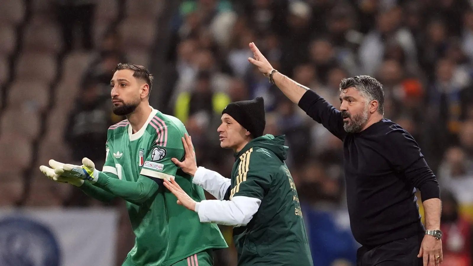 Donnarumma hatte im Elfmeterschießen für einen Aufreger gesorgt. (Archivbild) (Foto: Fabio Ferrari/LaPresse/dpa)