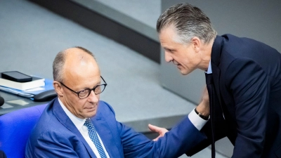„Ich bin davon überzeugt, dass Friedrich Merz Bundeskanzler bleibt“, sagt Unionsfraktionschef Thorsten Frei. (Archivbild) (Foto: Christoph Soeder/dpa)