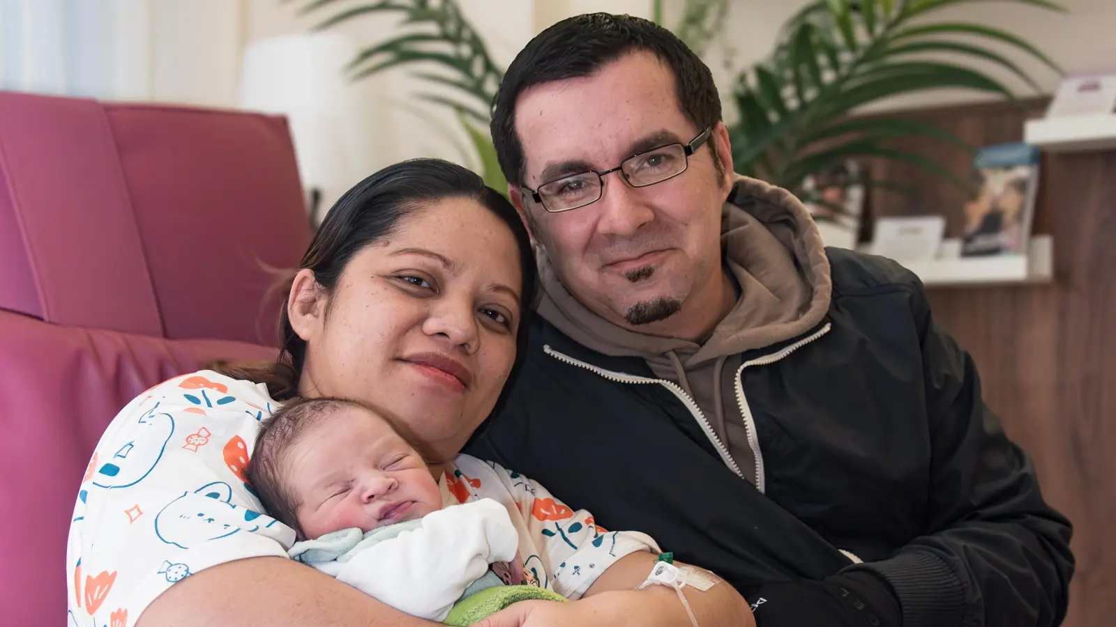 Das Neujahrsbaby am Klinikum Ansbach heißt Marcell Christ. (Foto: ANregiomed/Rainer Seeger)