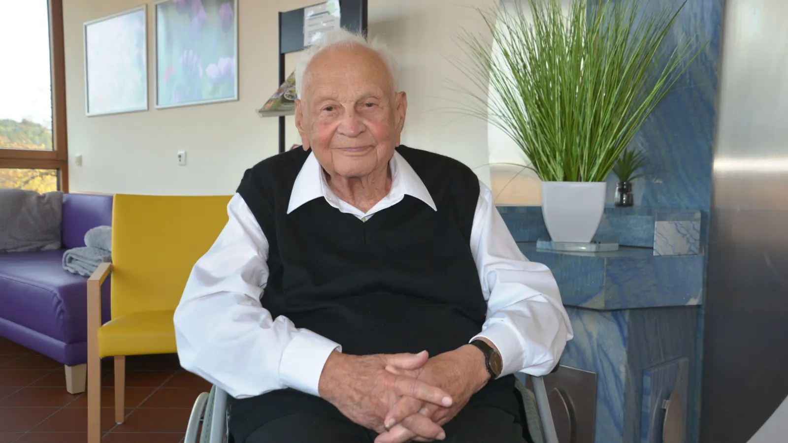 Ist jetzt 100 Jahre alt geworden: Hubert Ott. (Foto: Peter Tippl)