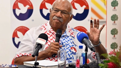 Mit 74 Jahren noch einmal an die Macht: Sitiveni Rabuka. (Foto: Mick Tsikas/AAP/dpa)