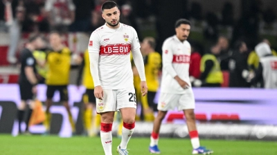 Mit dem VfB Stuttgart verlor Undav in der Bundesliga gegen Dortmund. (Foto: Harry Langer/dpa)