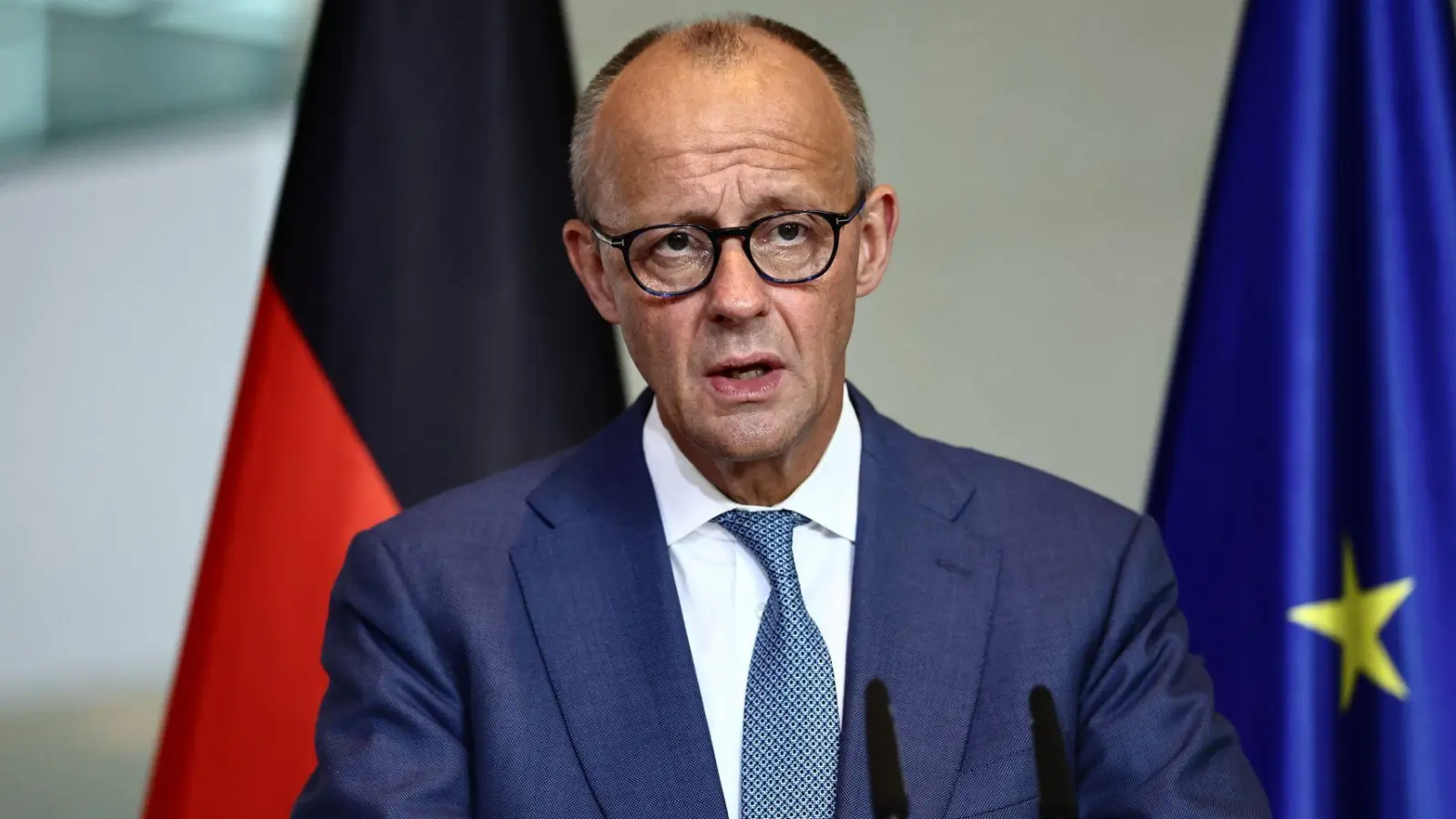 Entlastung für Merz nach wochenlangem Druck durch eine Erklärung der Ministerpräsidenten (Foto: Christoph Soeder/dpa)