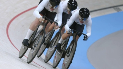Die deutschen Teamsprinterinnen haben bei der WM in Shanghai Bronze gewonnen. (Archivbild) (Foto: Jan Woitas/dpa)