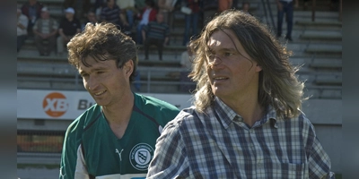 Jörg Müller (links) und Reiner Eisenberger von der SpVgg Ansbach (hier eine Aufnahme von 2007). (Foto: Alexander Keck)