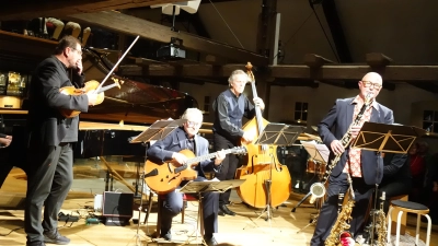 Bolero Berlin gastierte beim Uffenheimer Kammermusikverein. Die Gäste feierten die Darbietung frenetisch. (Foto: Marion Etienne)