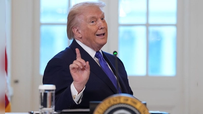 US-Präsident Donald Trump hat seinen Anspruch auf Grönland bekräftigt. (Archivfoto) (Foto: Evan Vucci/AP/dpa)