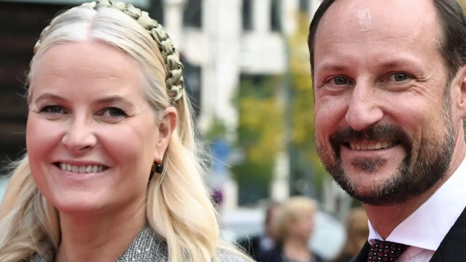 Das Königspaar von Norwegen: Haakon und Mette-Marit. (Foto: Jens Kalaene/dpa)